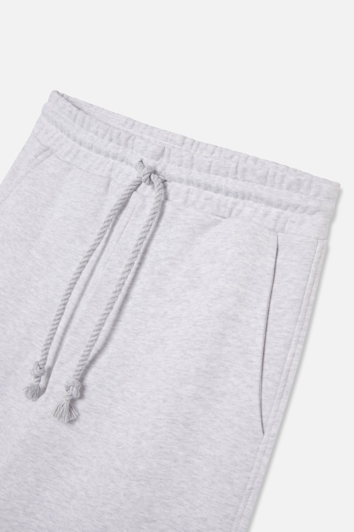 Flared Light Grey Sweatpants