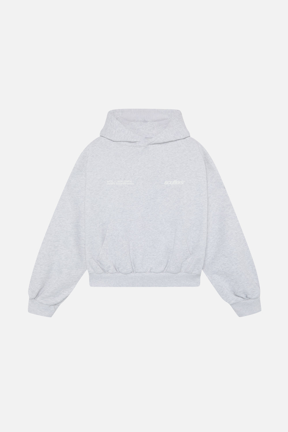 Worldwide Grey Melange Hoodie
