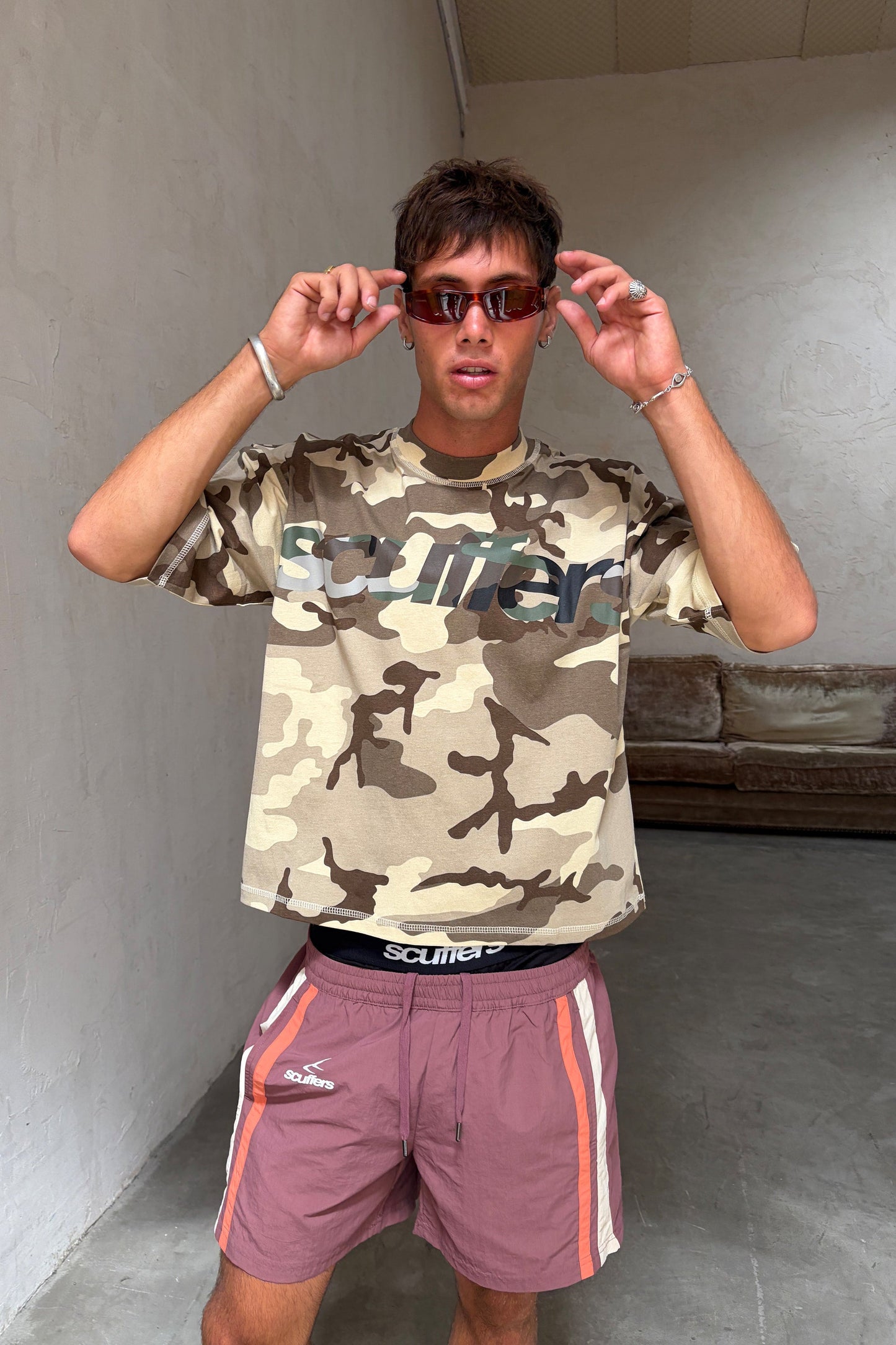 Tech Burgundy Shorts