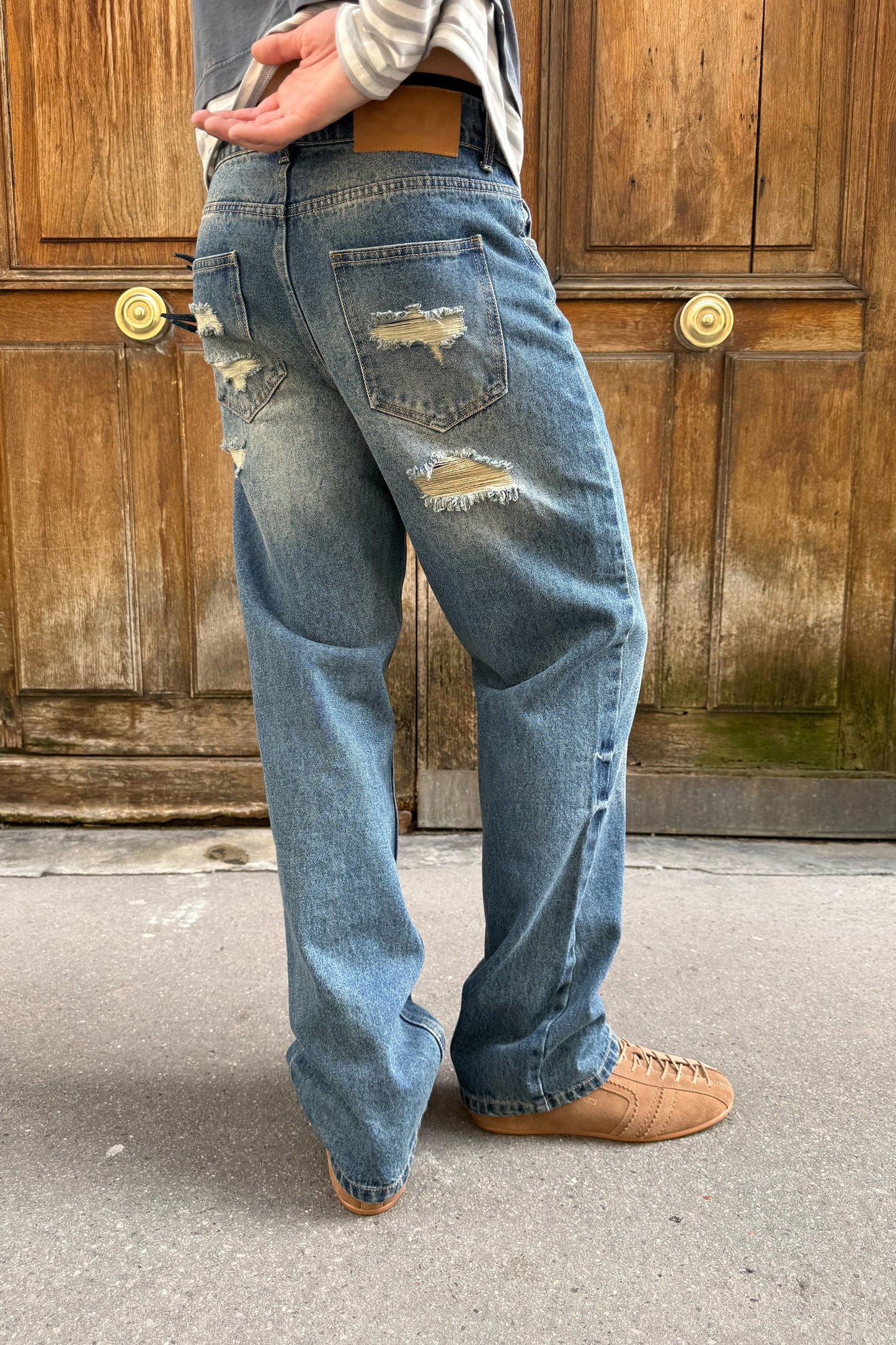 Roll Dark Blue Pants