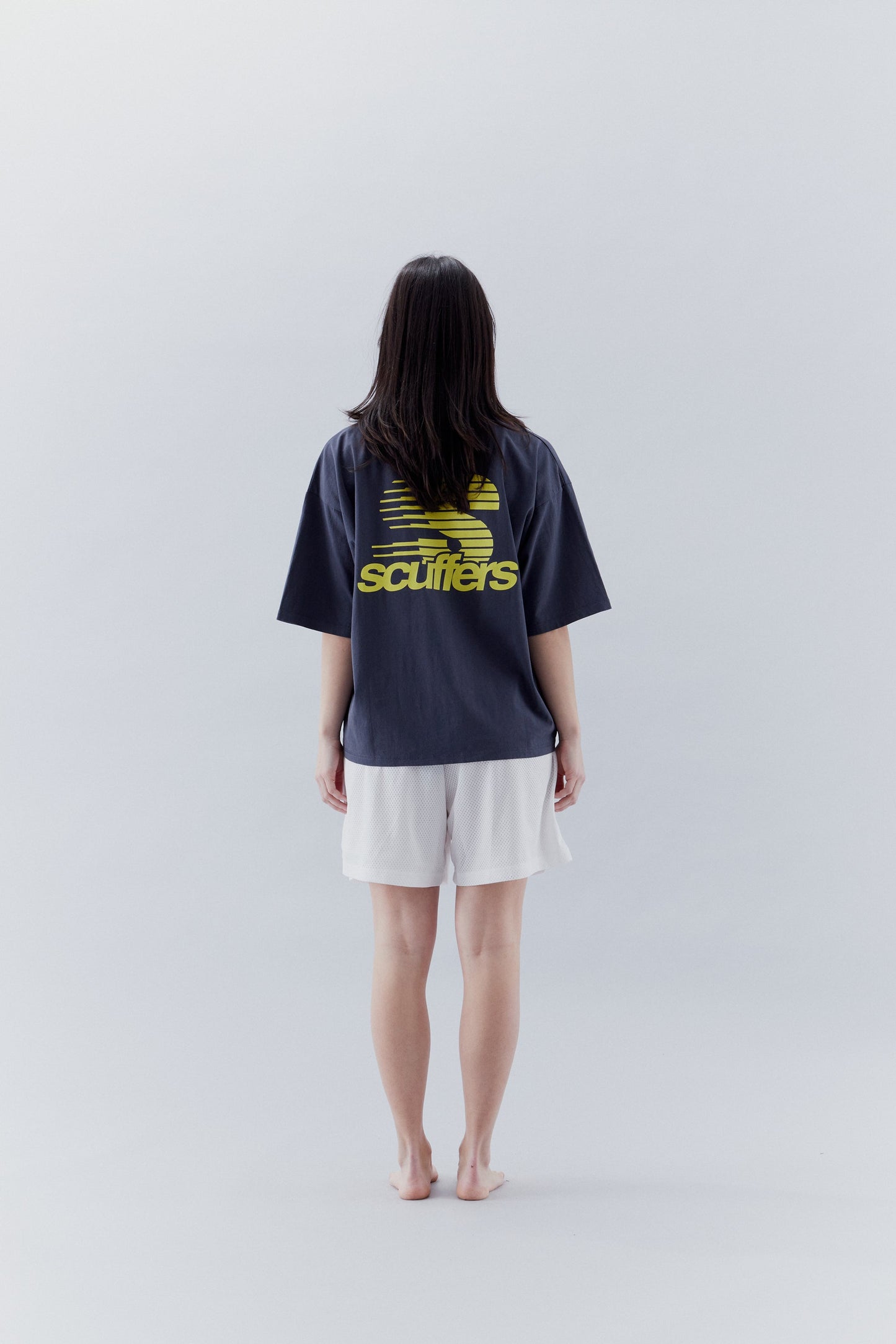 With Love Mesh White Shorts