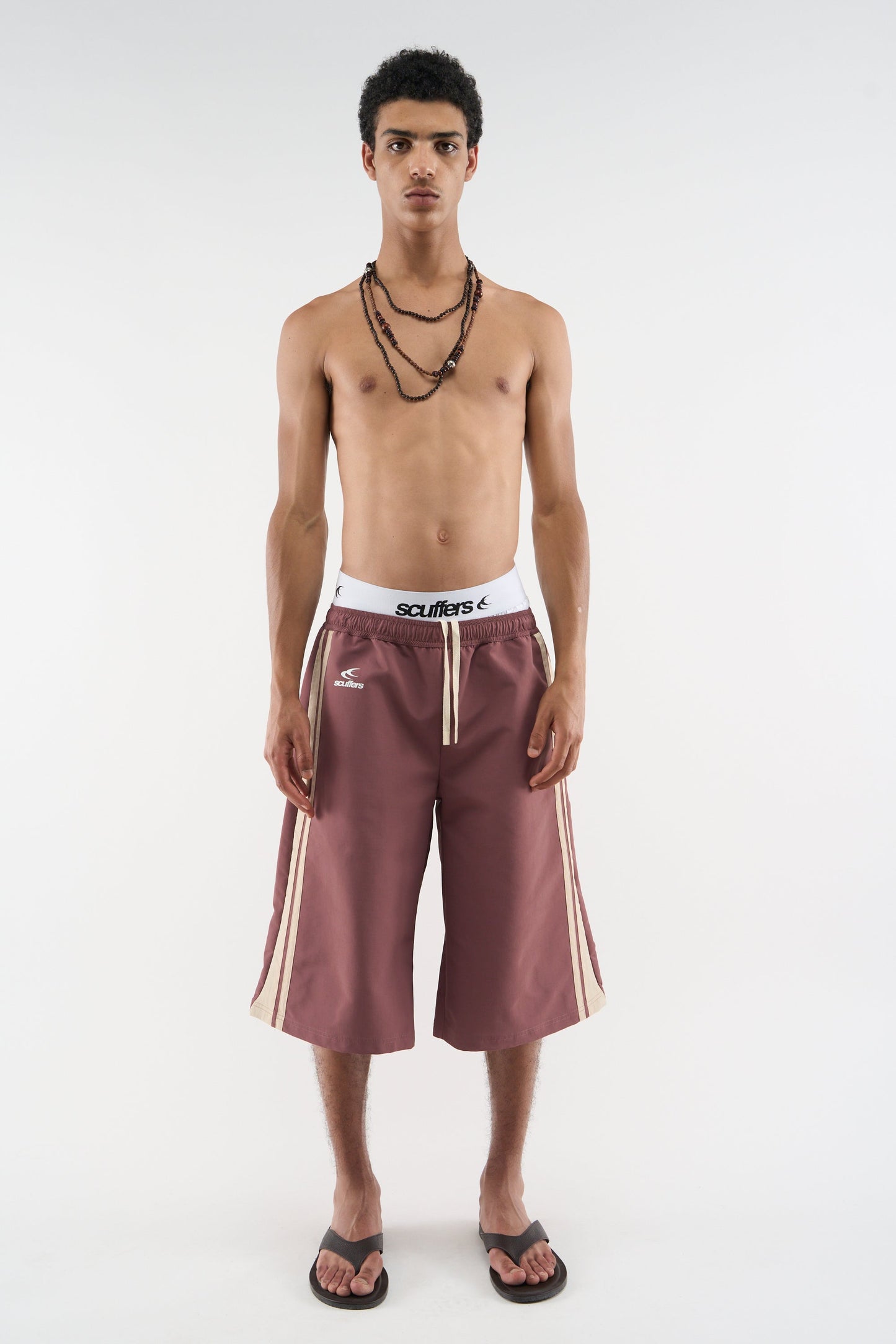 Tech Burgundy Jorts