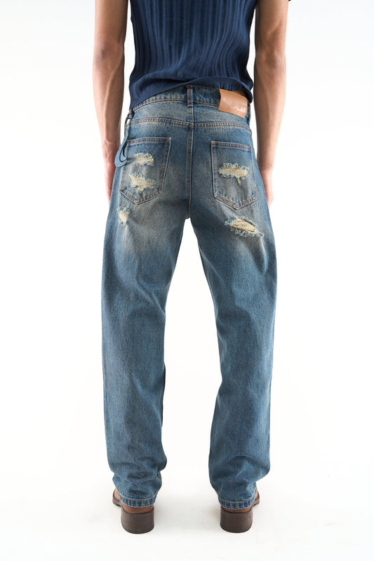 Roll Dark Blue Pants