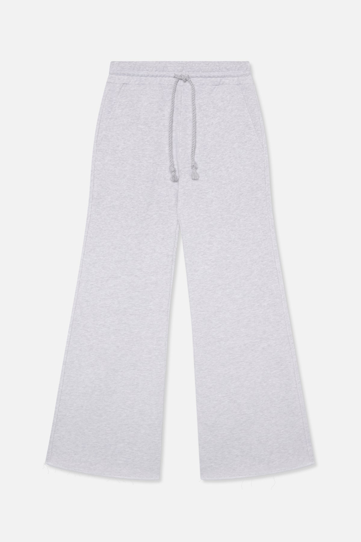 Flared Light Grey Sweatpants