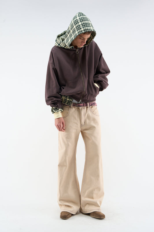 New Mask Brown Zipper