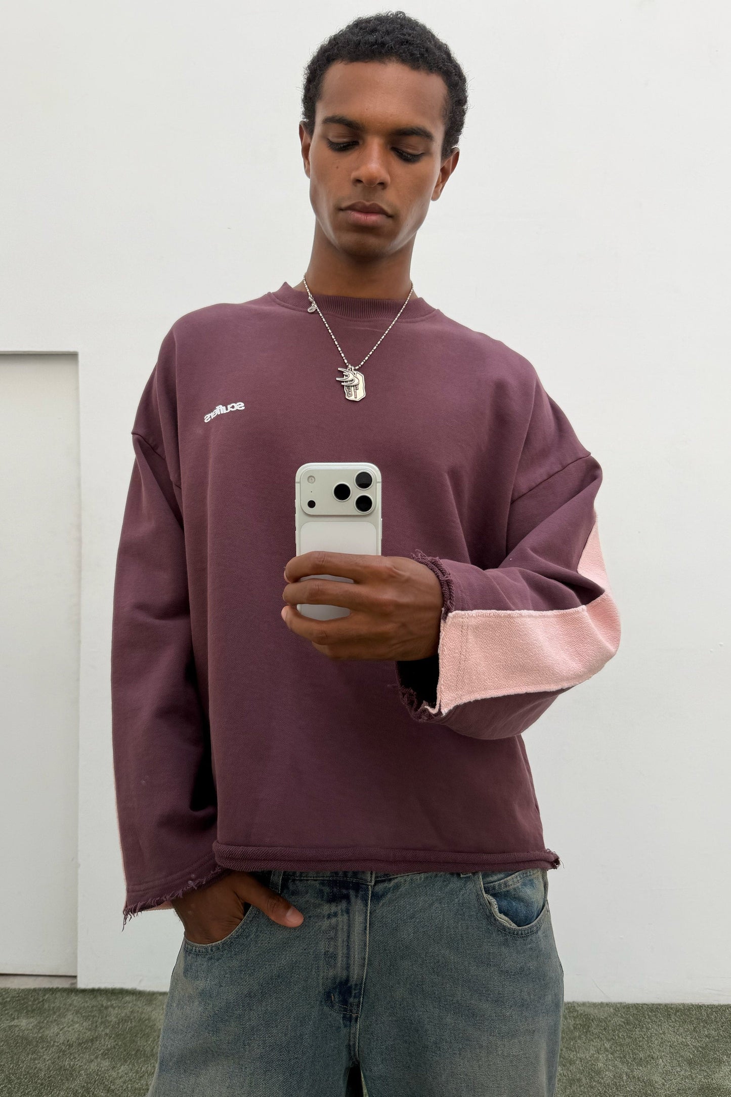 Dye Tech Burgundy Sweatshirt
