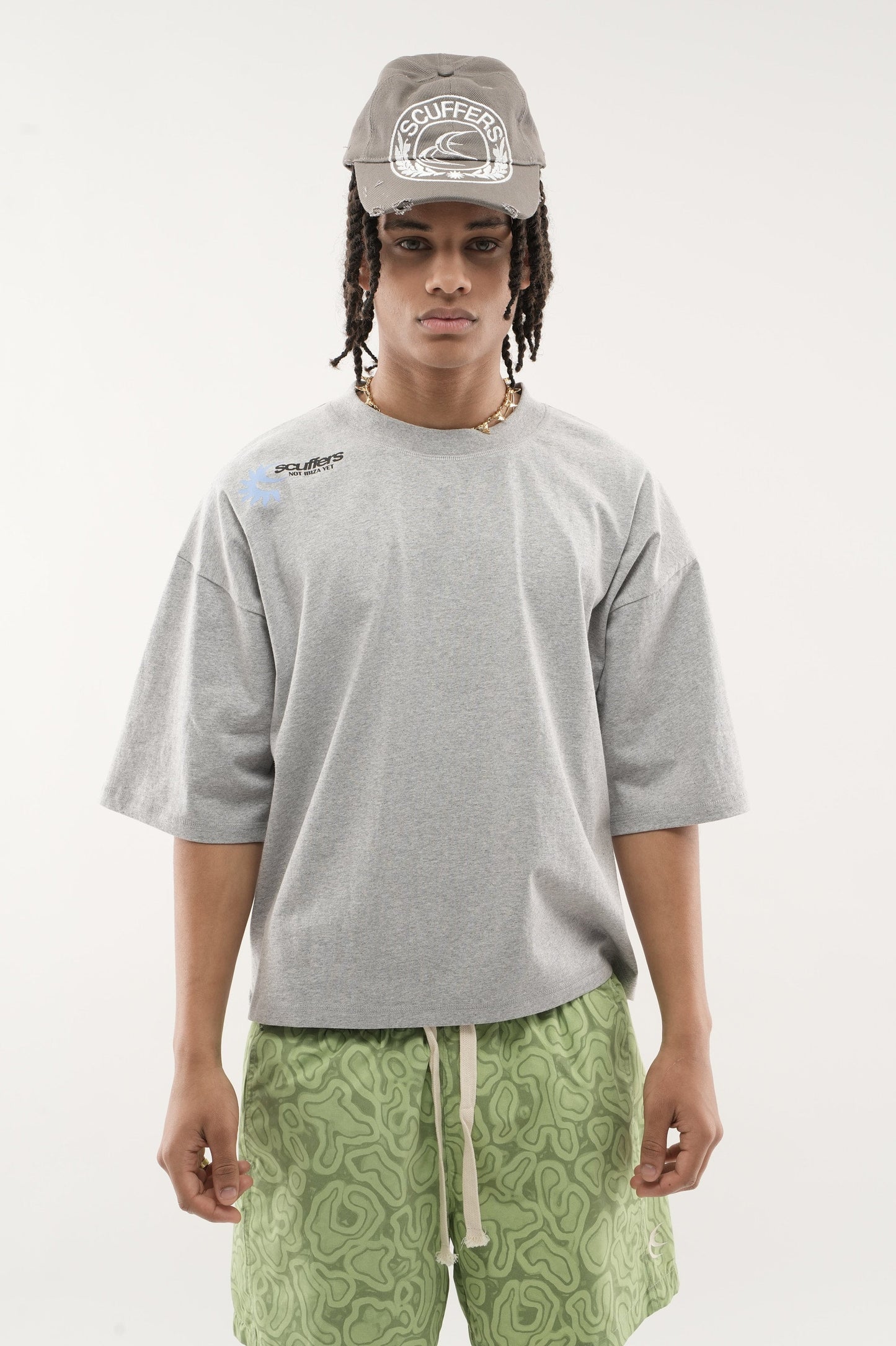 Not Ibiza Again Light Grey T-Shirt