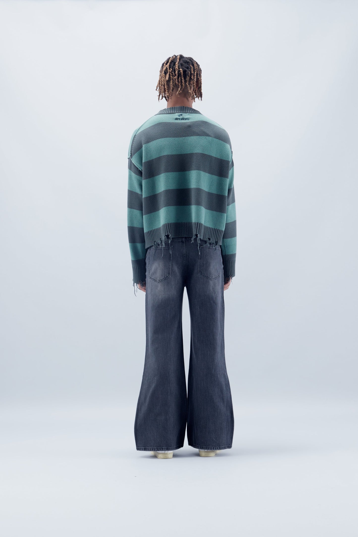 Flared Dark Grey Jeans