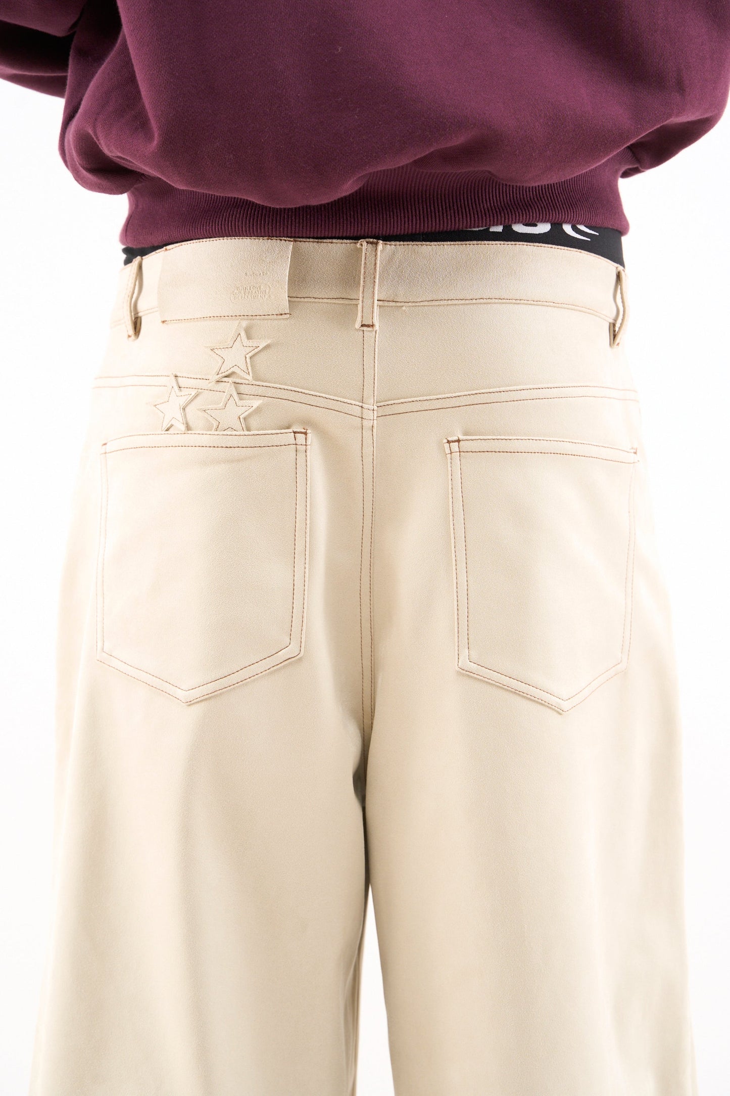Suede Grey Jumbo Pants