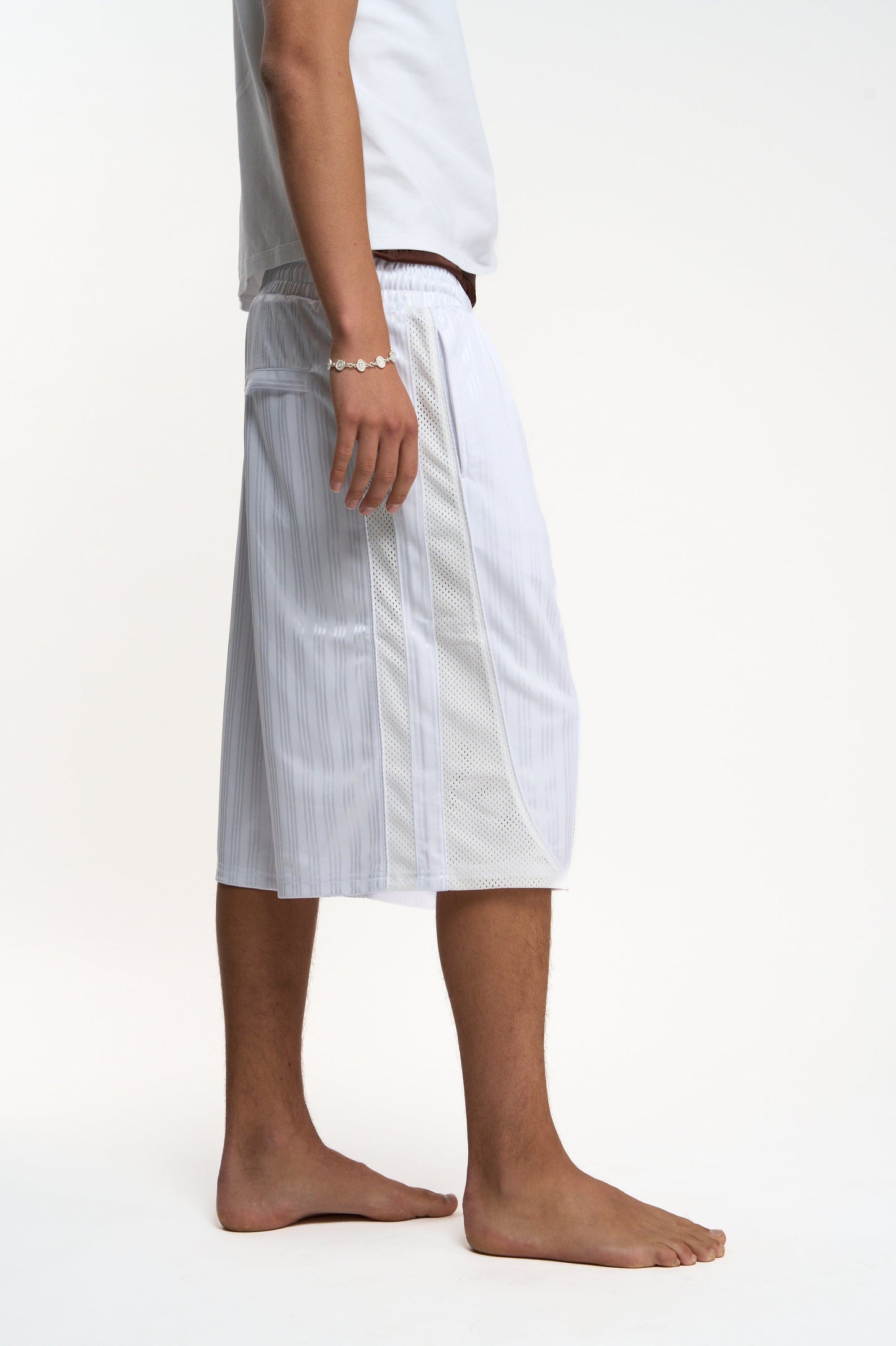 Nacar White Jorts