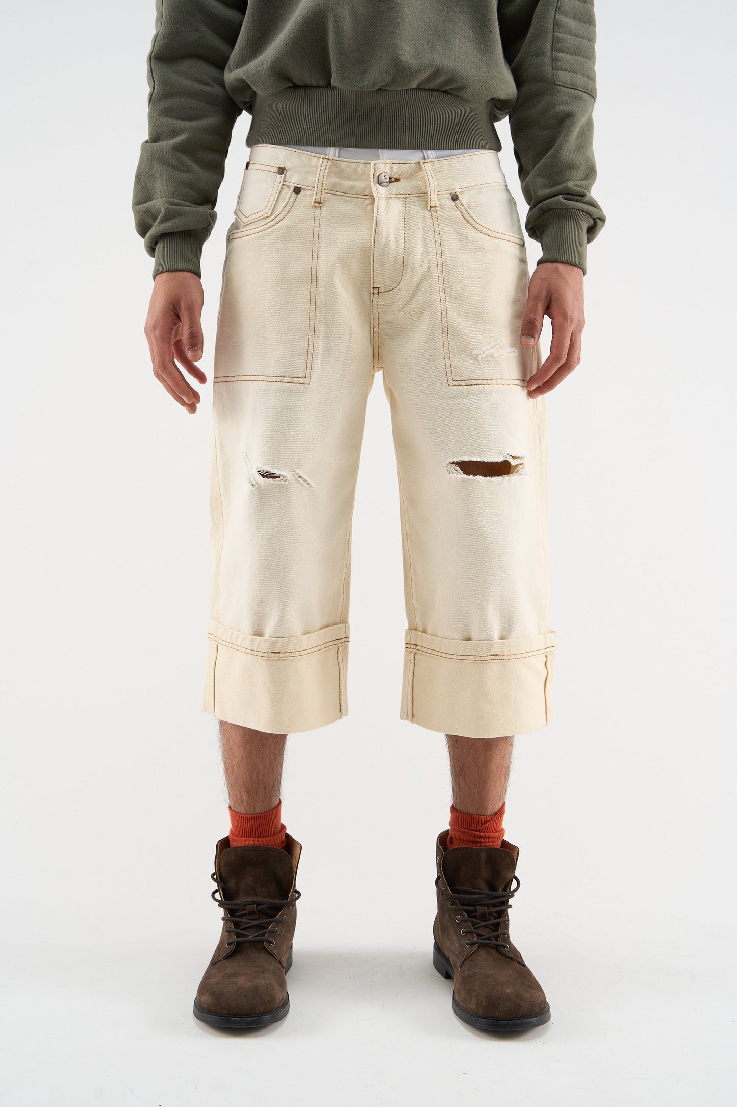 Capri Ecru Pants