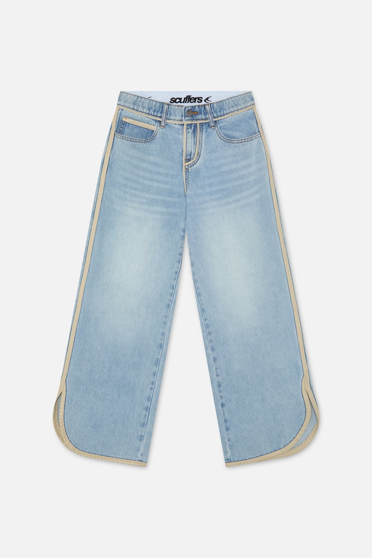 Brief Light Blue Pants