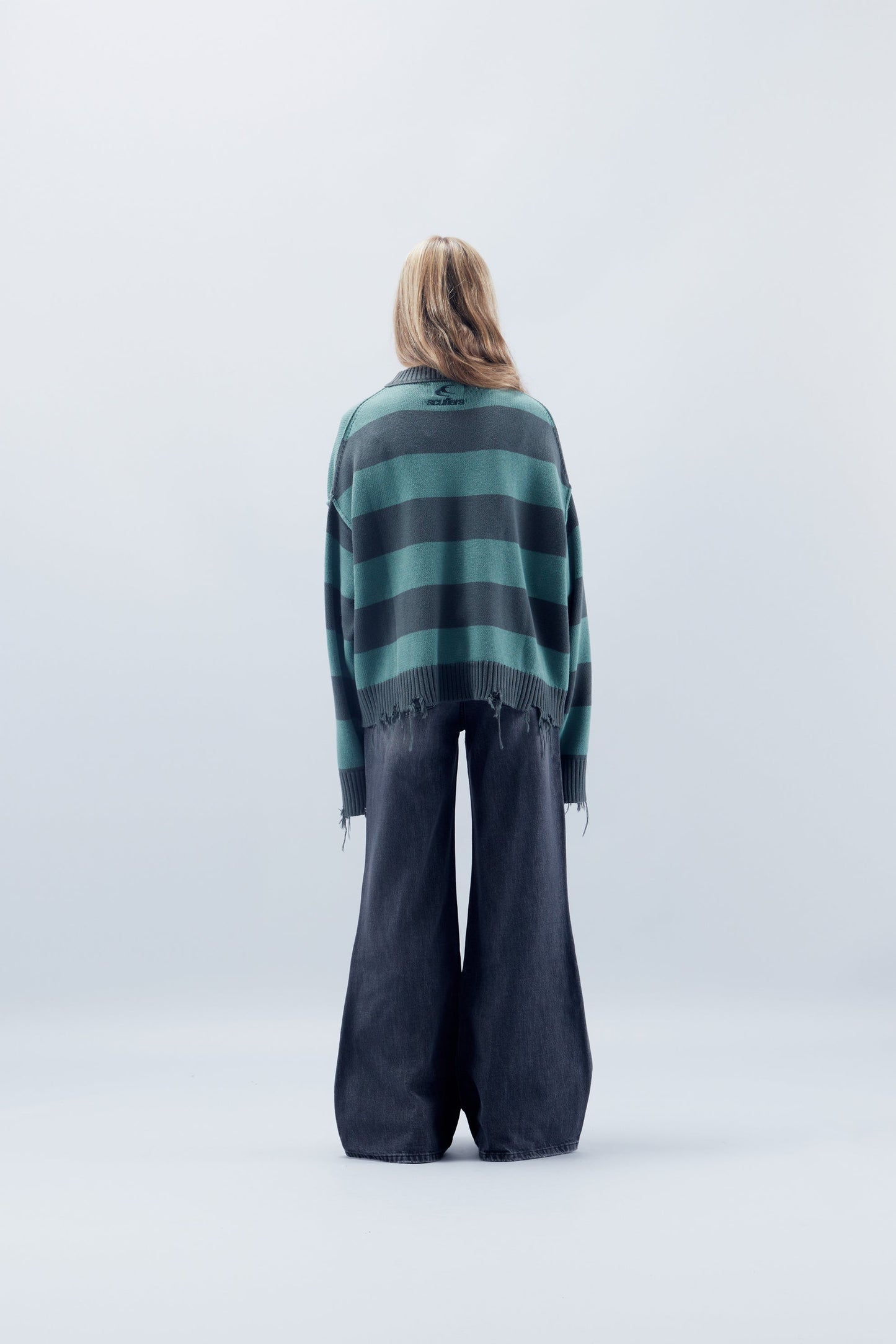 Flared Dark Grey Jeans