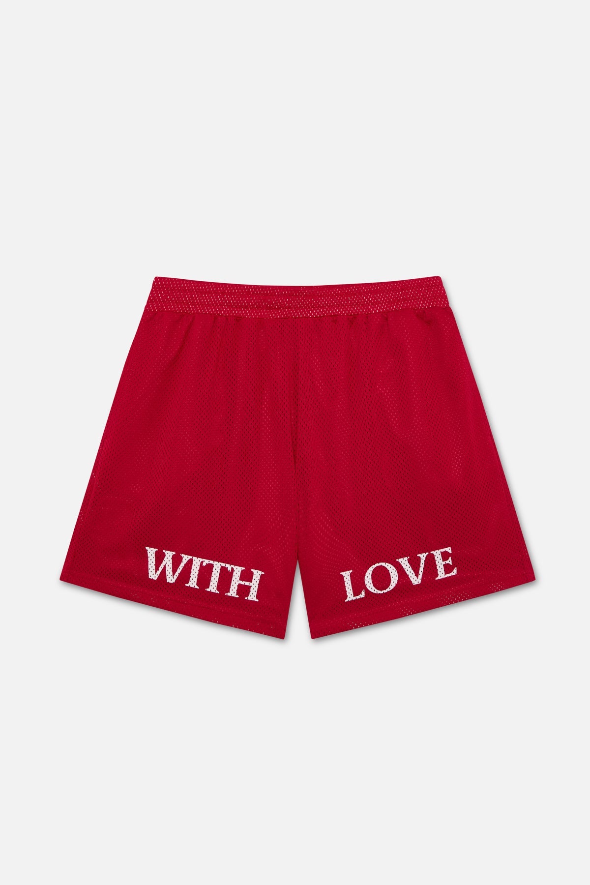 Withlove Red Mesh Shorts