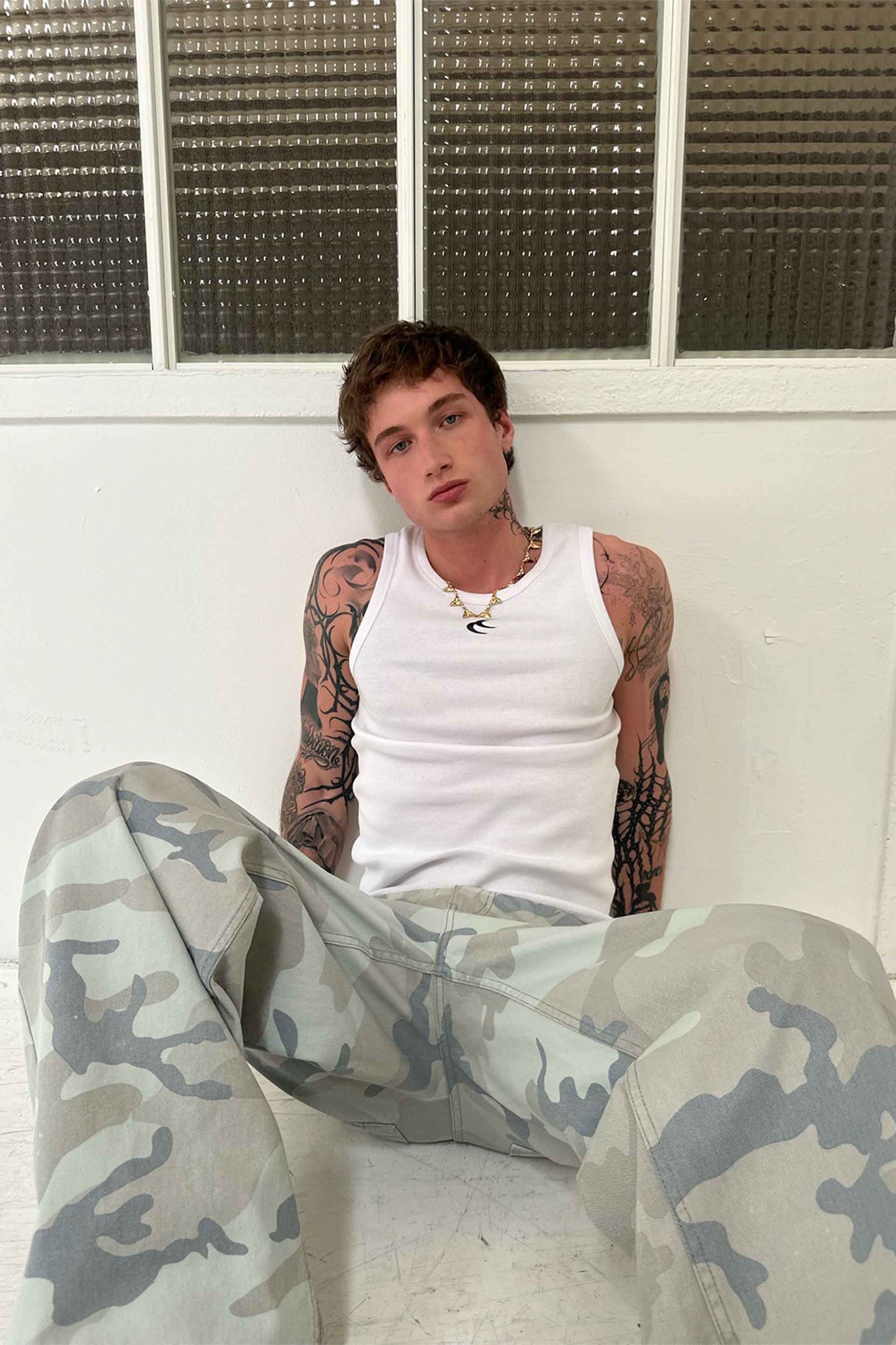 Radiant Light Blue Camo Pants