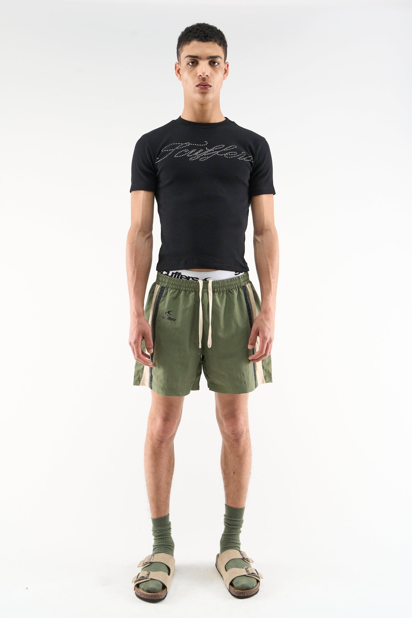 New Tech Green Shorts