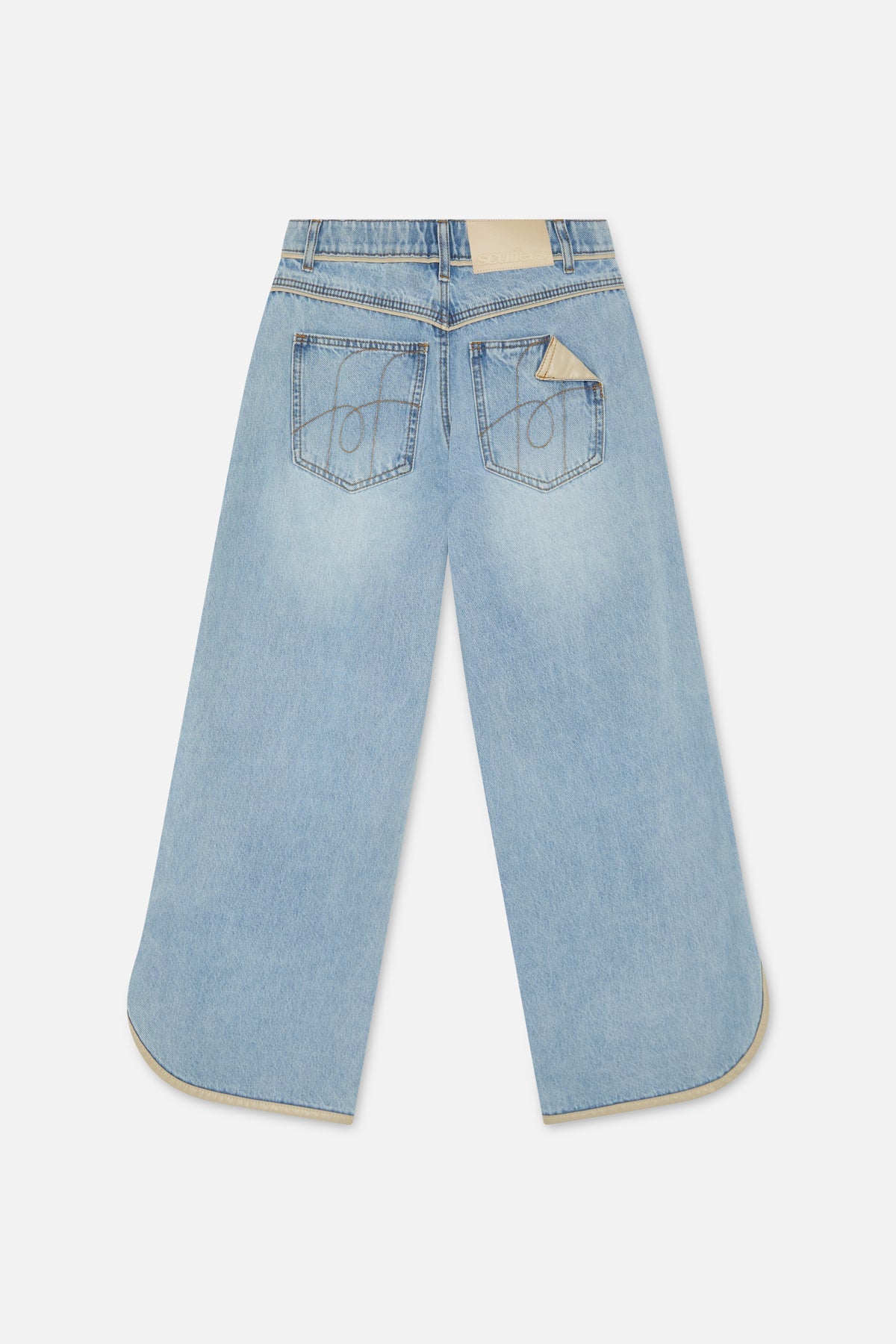 Brief Light Blue Pants