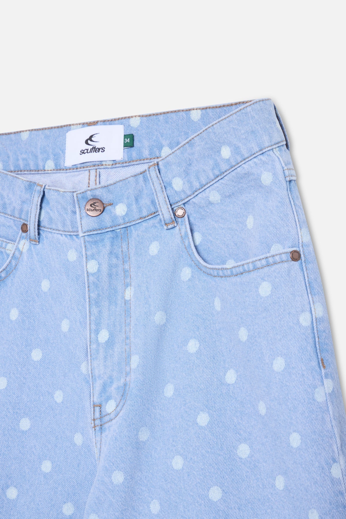 Dots Light Blue Pants