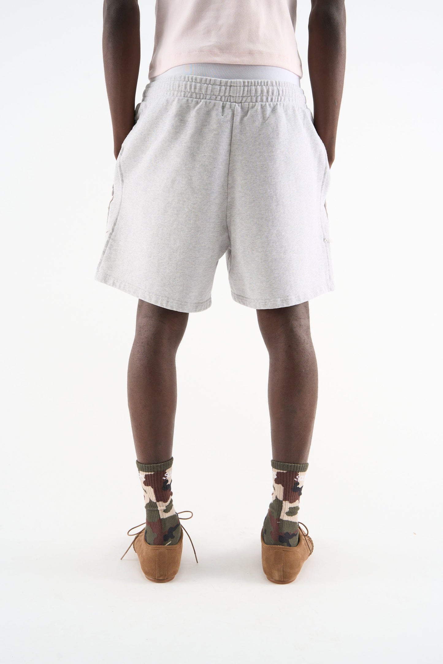 Couture Sport Grey Melange Shorts