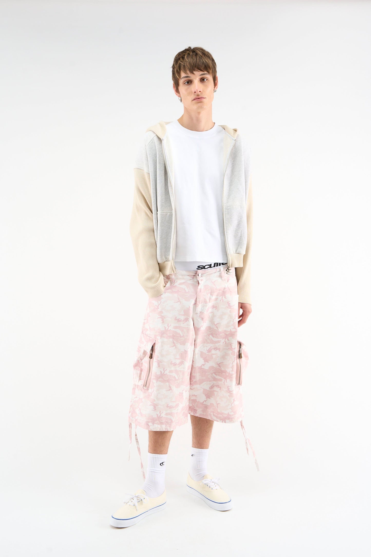Funk Pink Camo Jorts