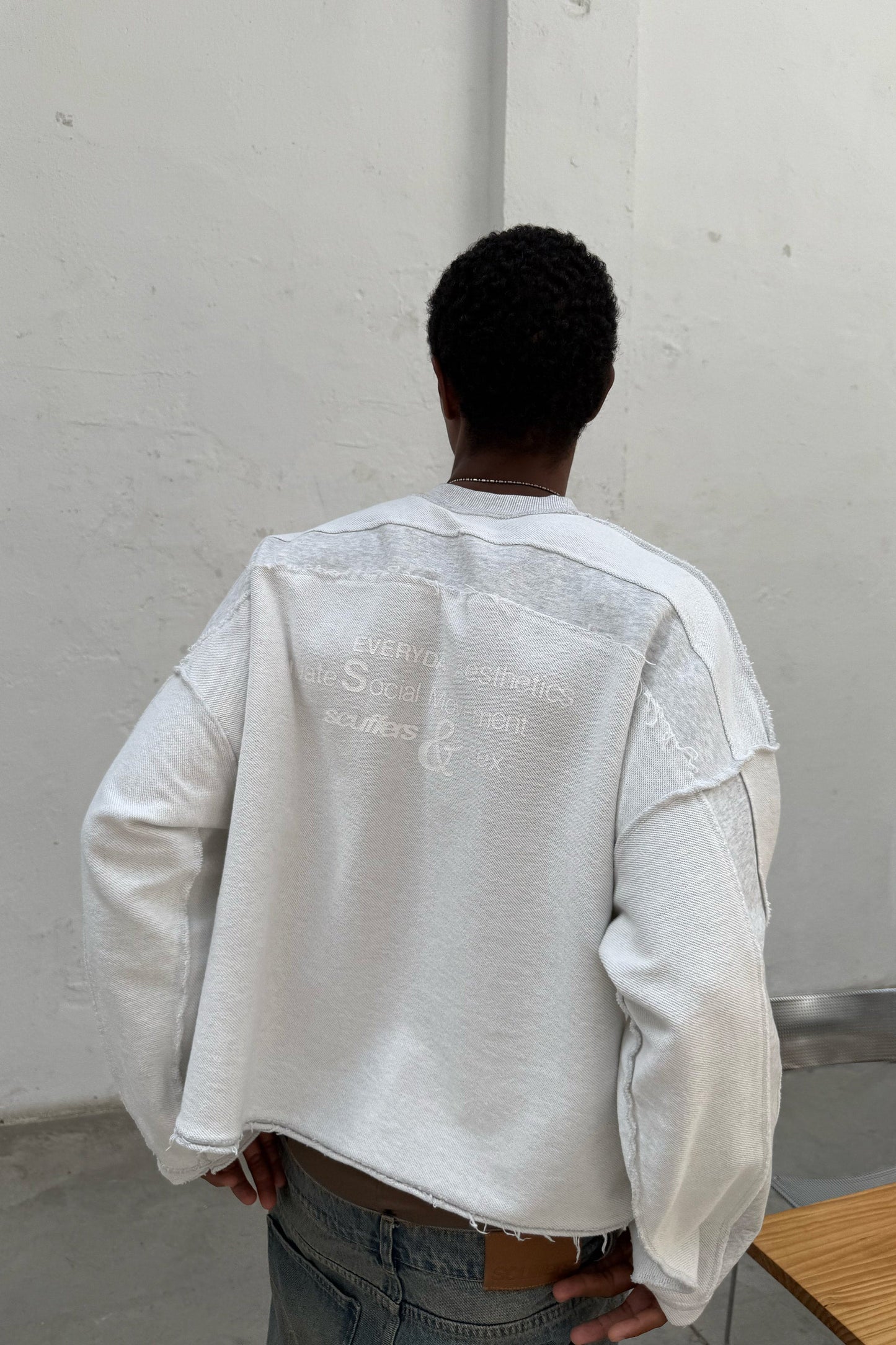 Dye Tech Grey Melange Sweatshirt