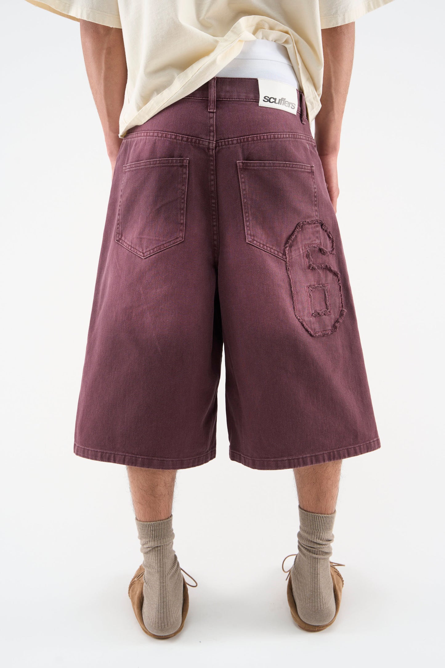 OPS Burgundy Jorts