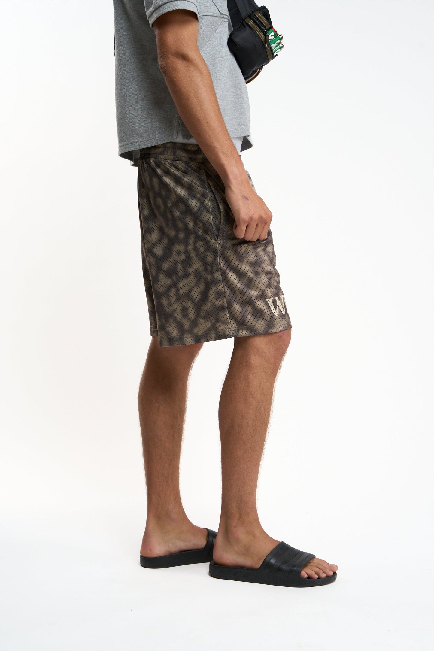 Withlove Leopard Mesh Shorts