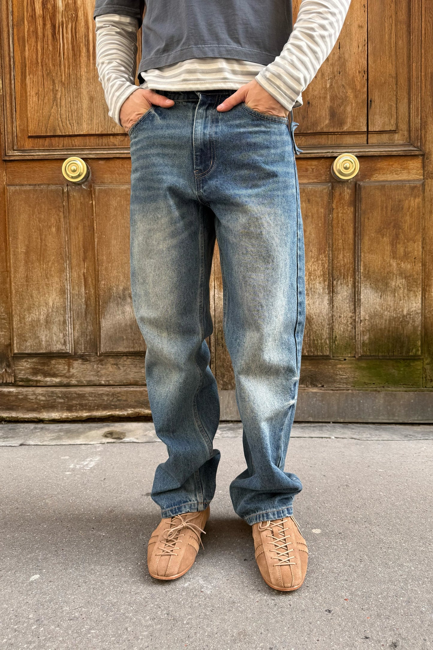 Roll Dark Blue Pants