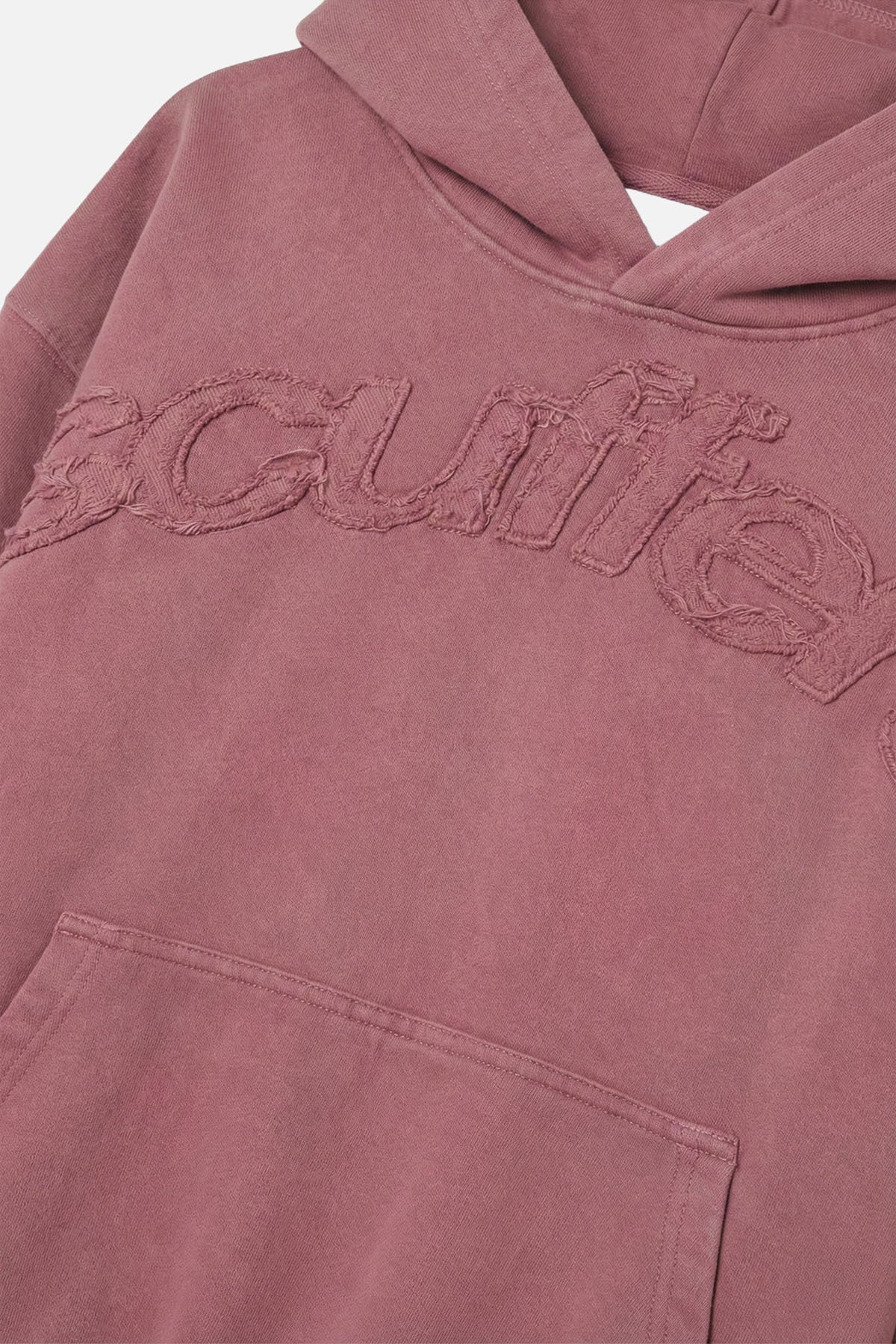Raw Burgundy Hoodie