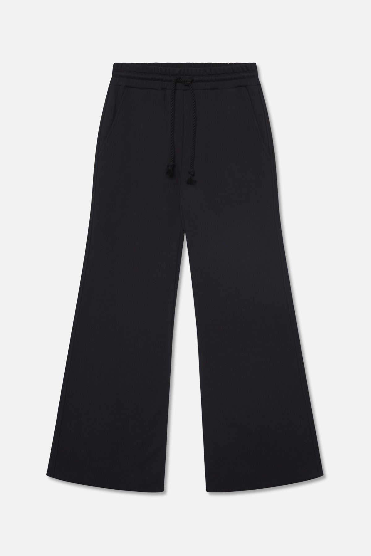 Flared Black Sweatpants