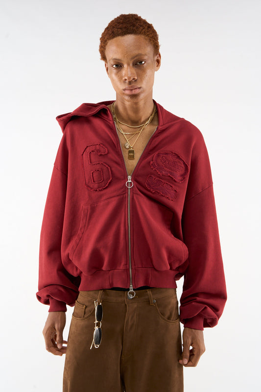 Jam Red Zipper