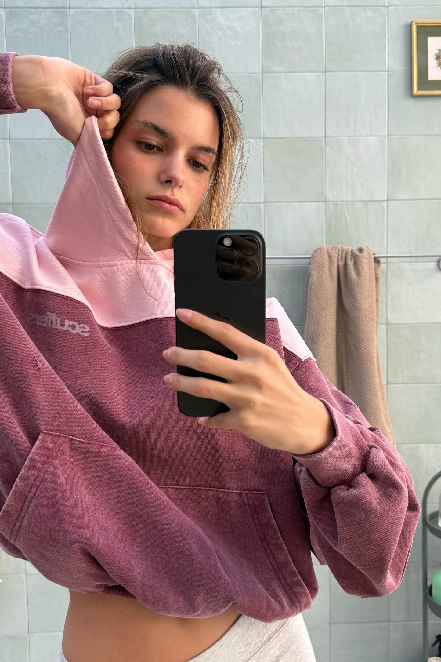 Lizzie Burgundy Hoodie