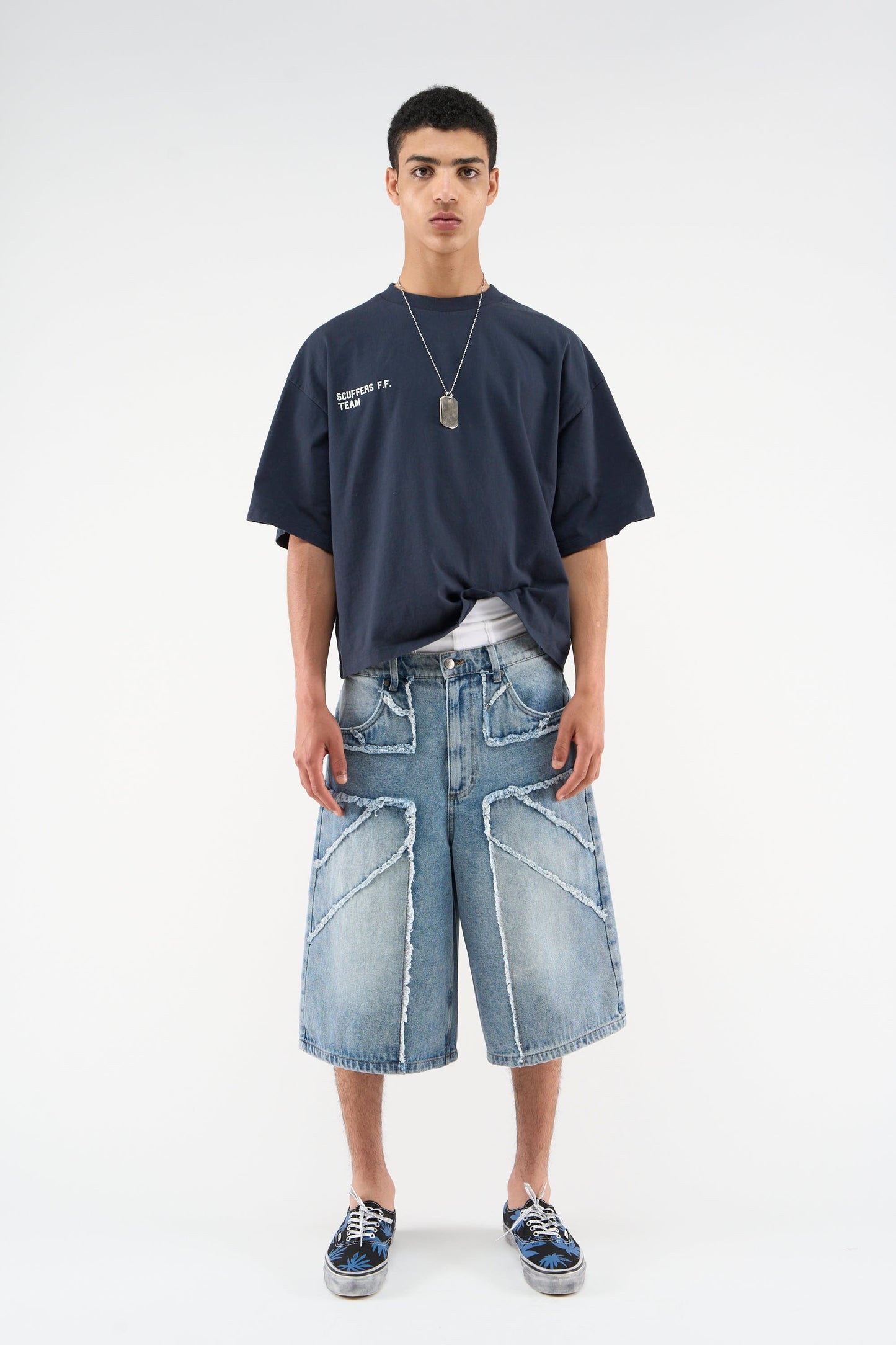 OPS Blue Jorts