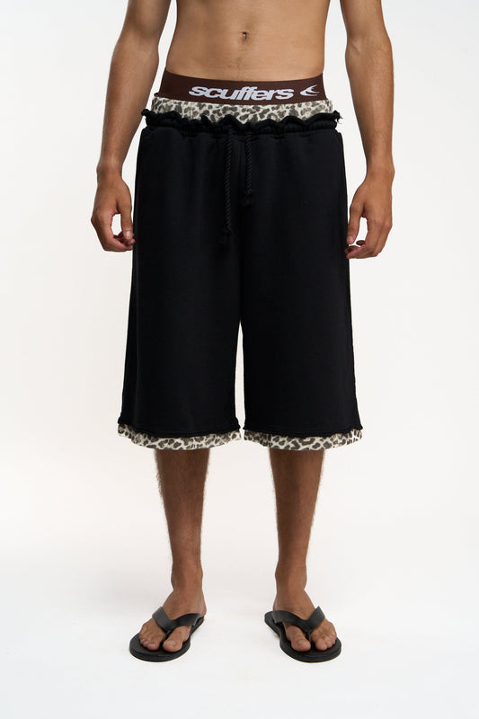 Leo Black Jorts