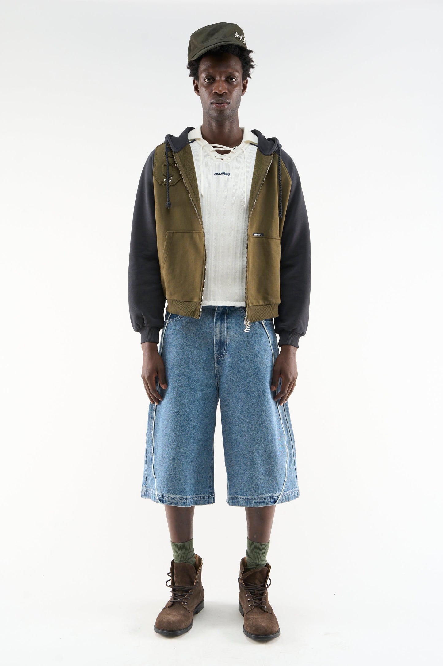 Mowa Blue Jorts