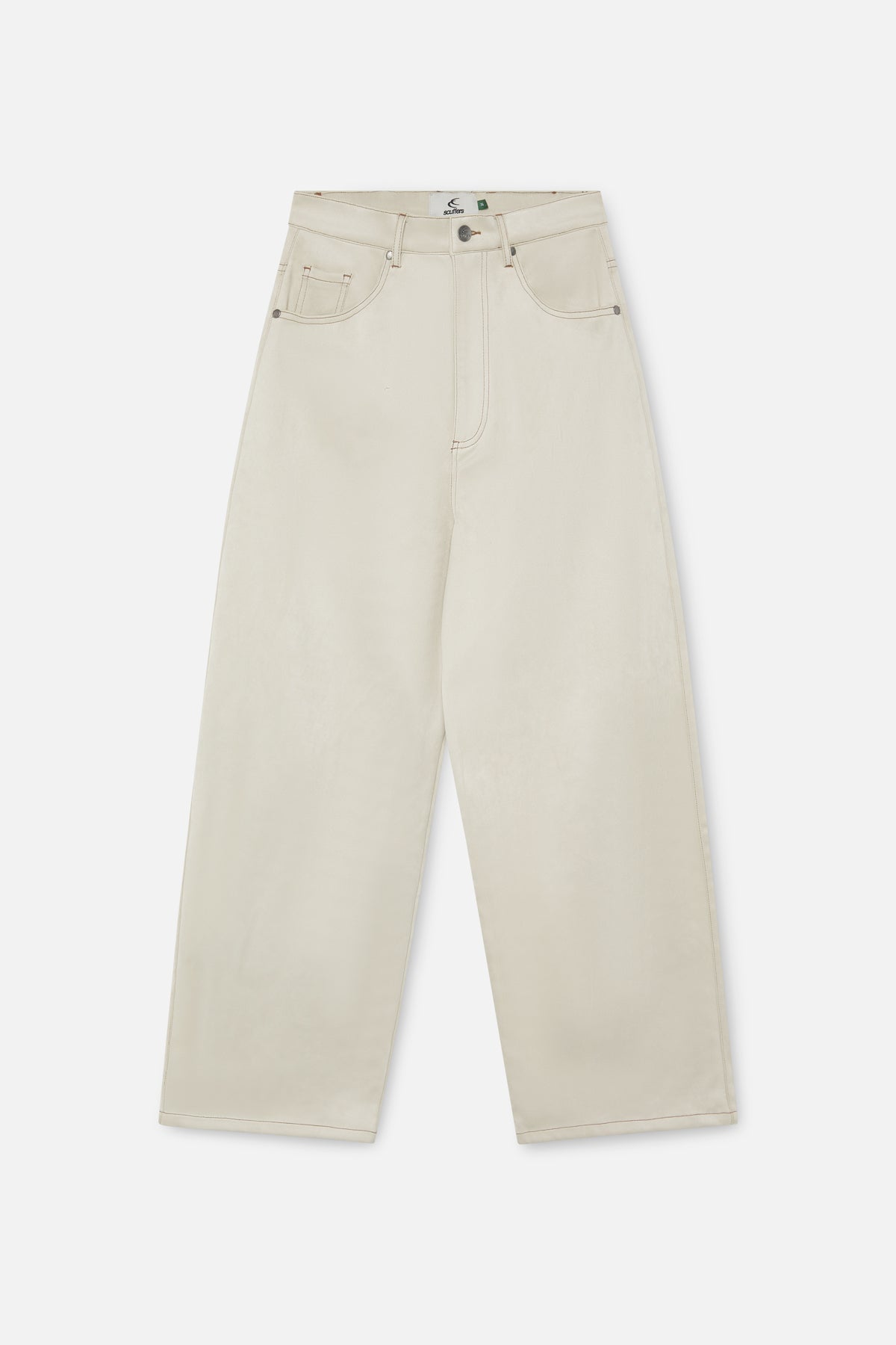 Suede Grey Jumbo Pants