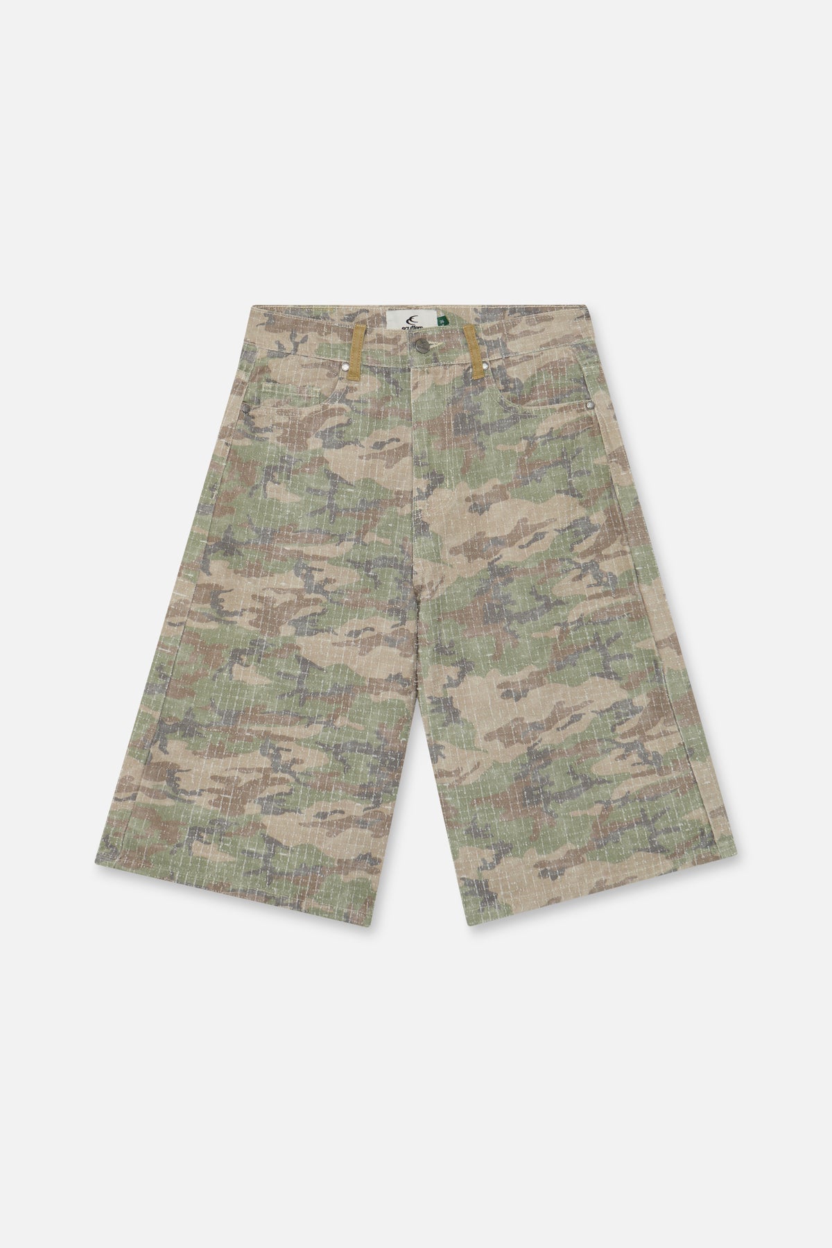 Ribstop Camo Jorts