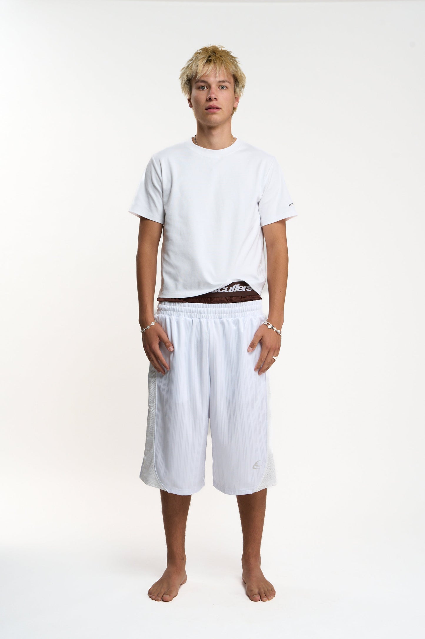 Nacar White Jorts