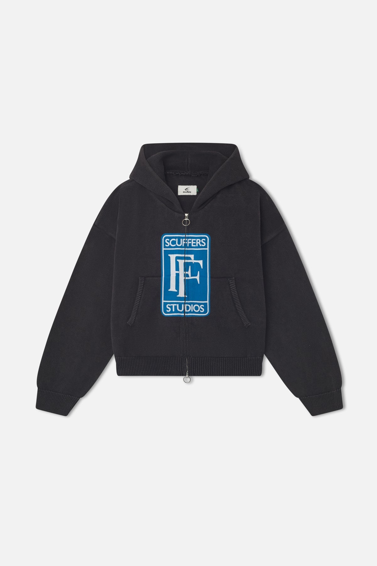 Rolly Dark Knit Zipper