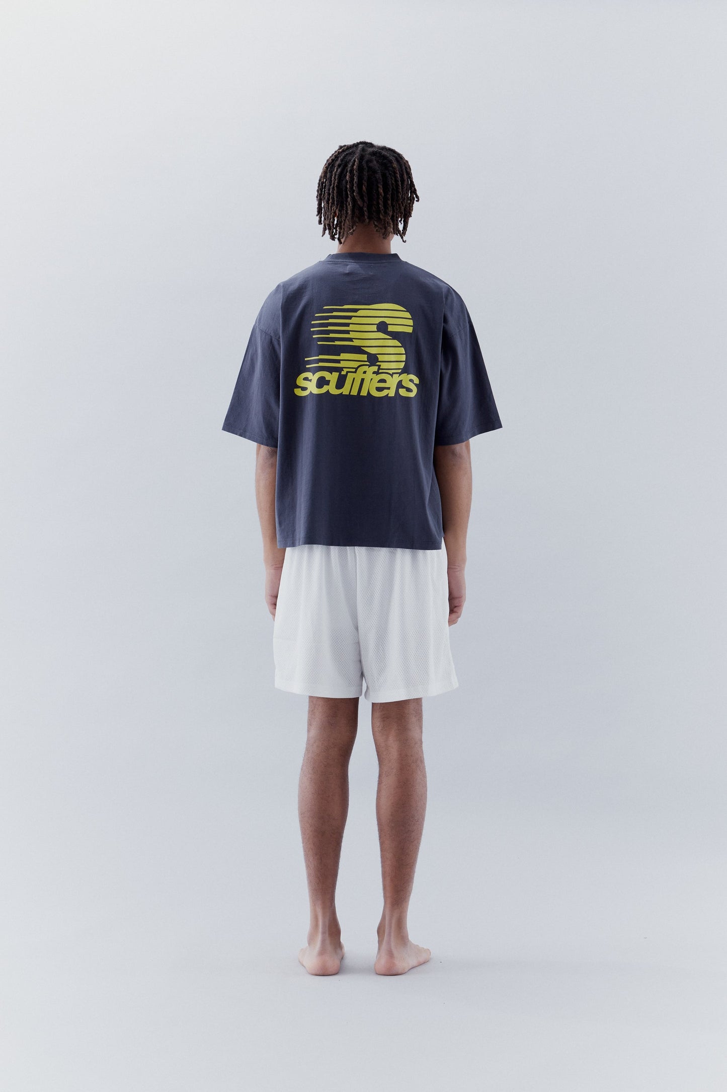 With Love Mesh White Shorts