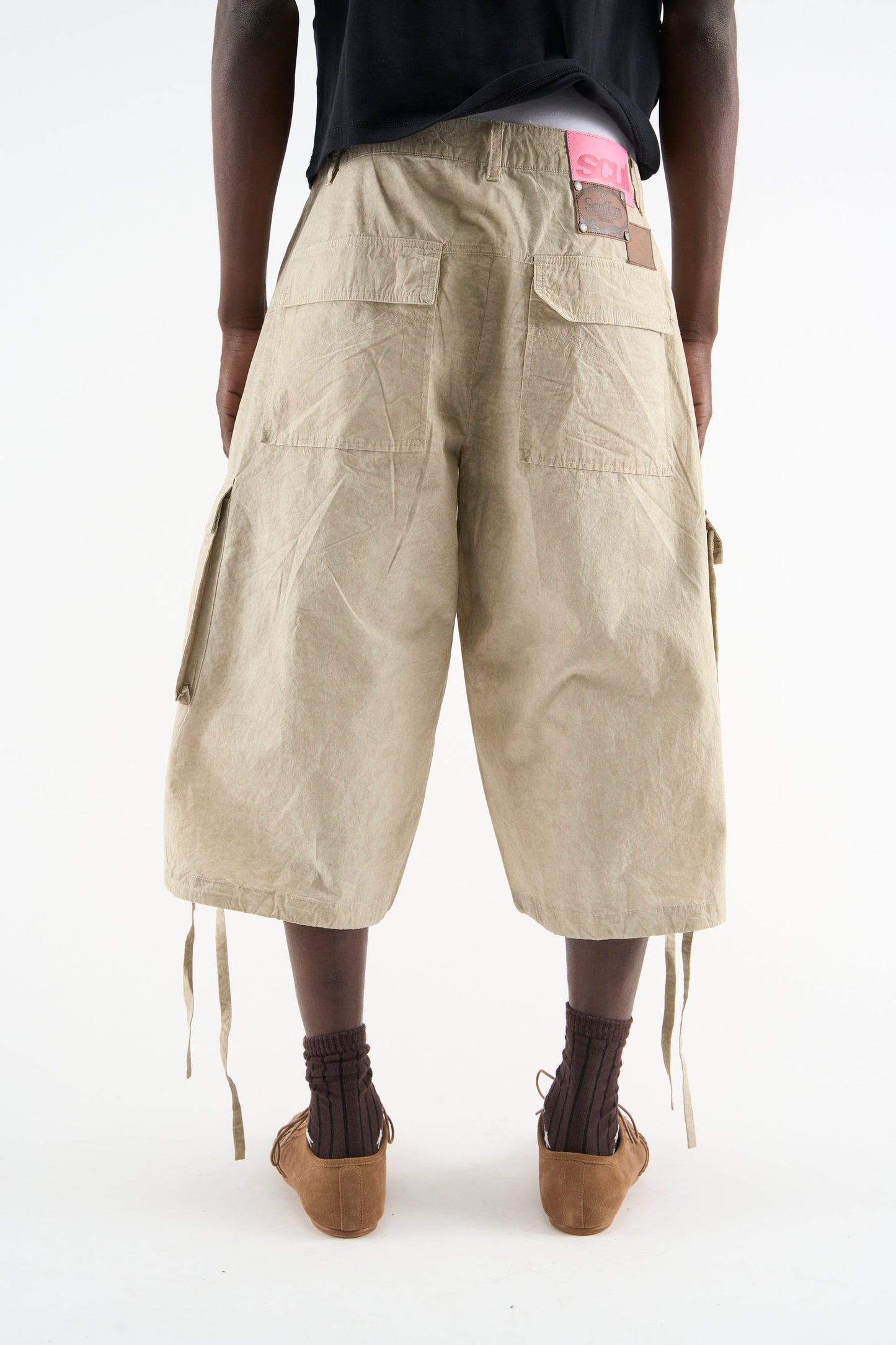 Funk Light Brown Jorts