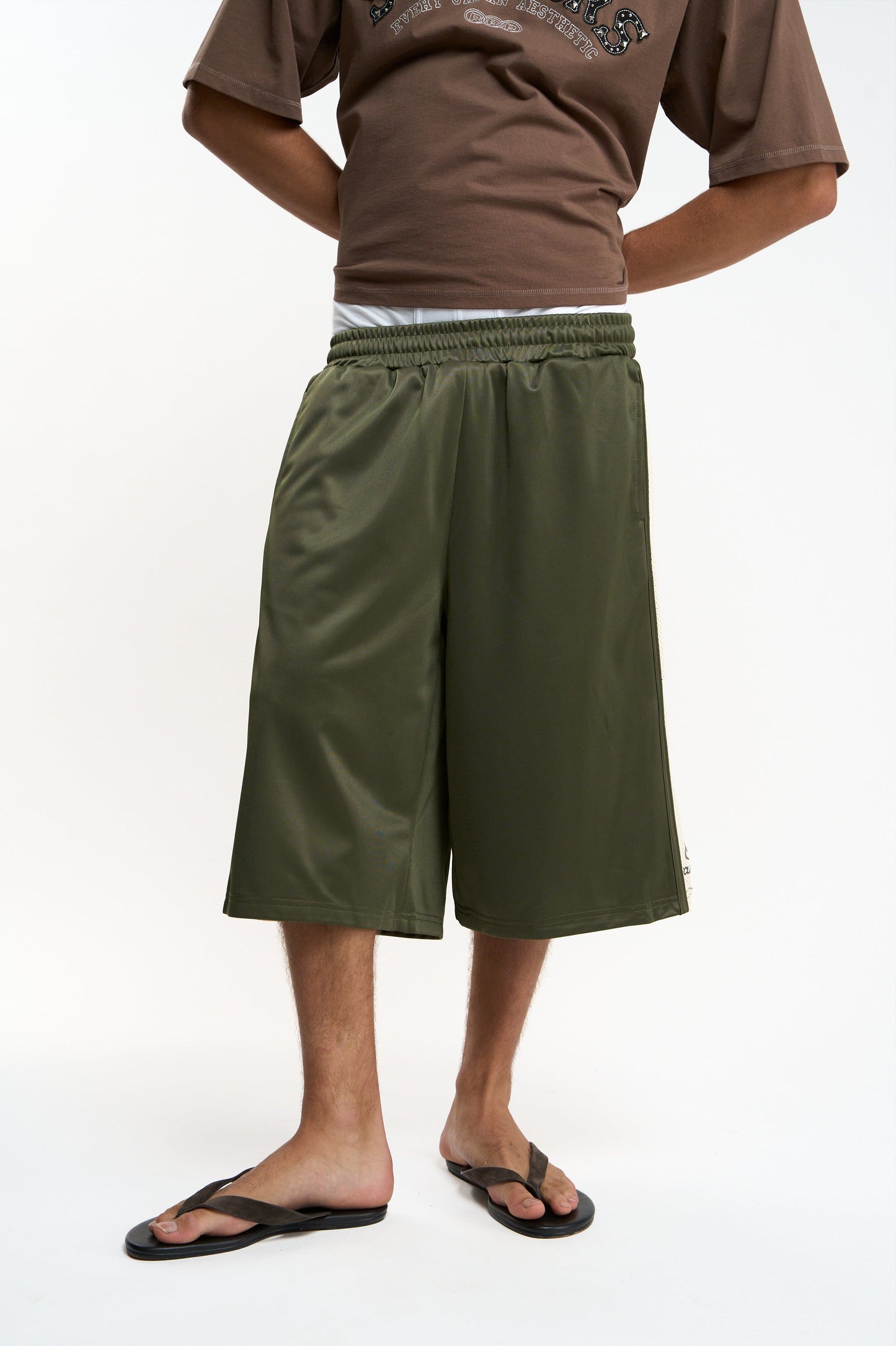 Eggplant Green Shorts