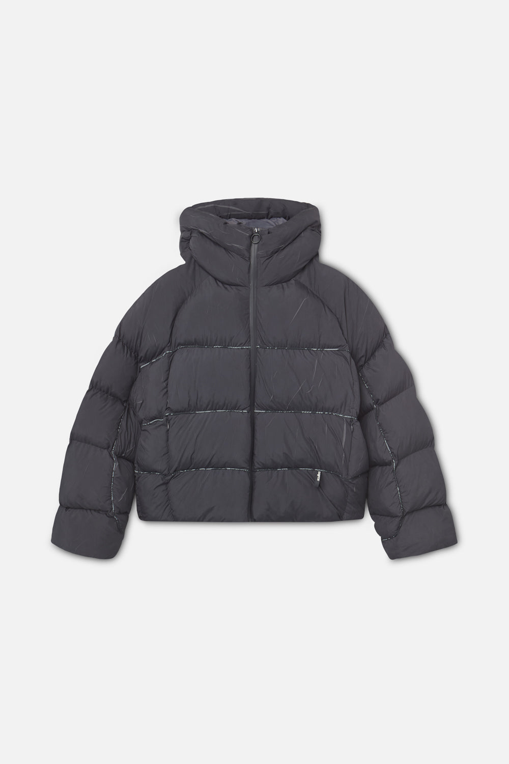 Marble Dark Grey Puffer Jacket